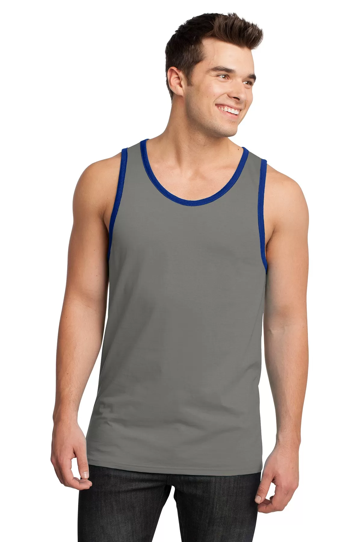 100% Cotton Ringer Tank Top Closeout