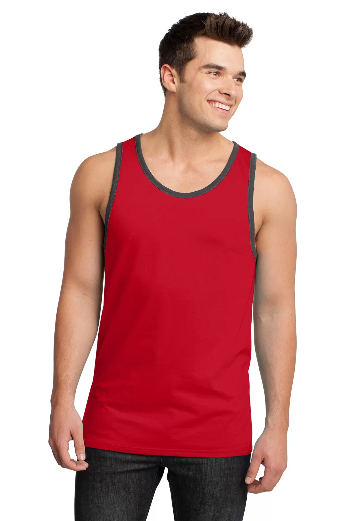 100% Cotton Ringer Tank Top Closeout