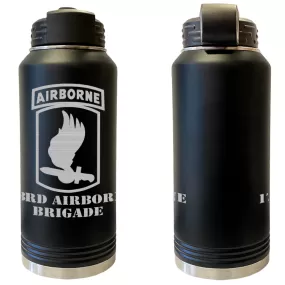 173rd Airborne Brigade Laser Engraved Vacuum Sealed Water Bottles 32oz