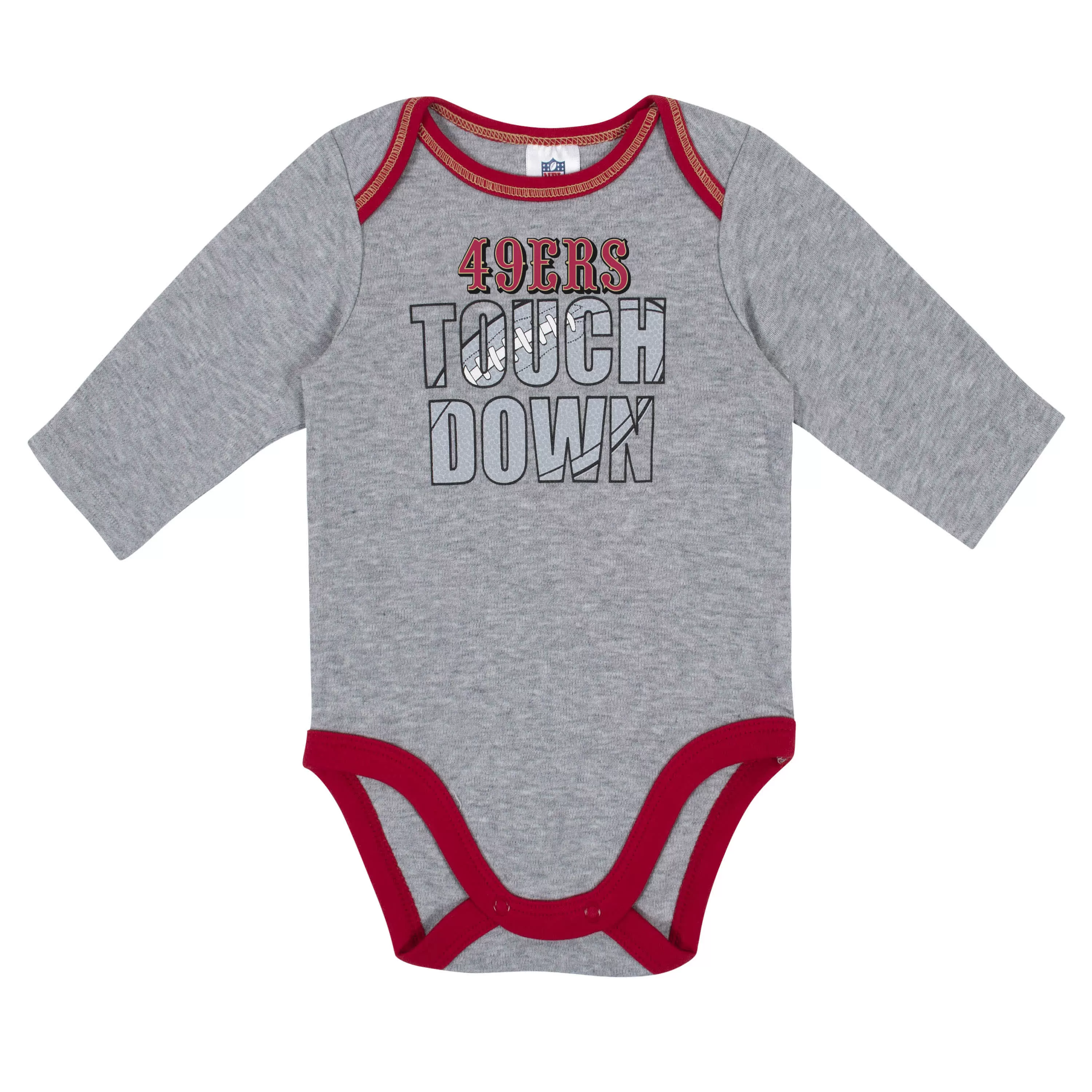 2-Pack Baby Boys 49ers Long Sleeve Bodysuits