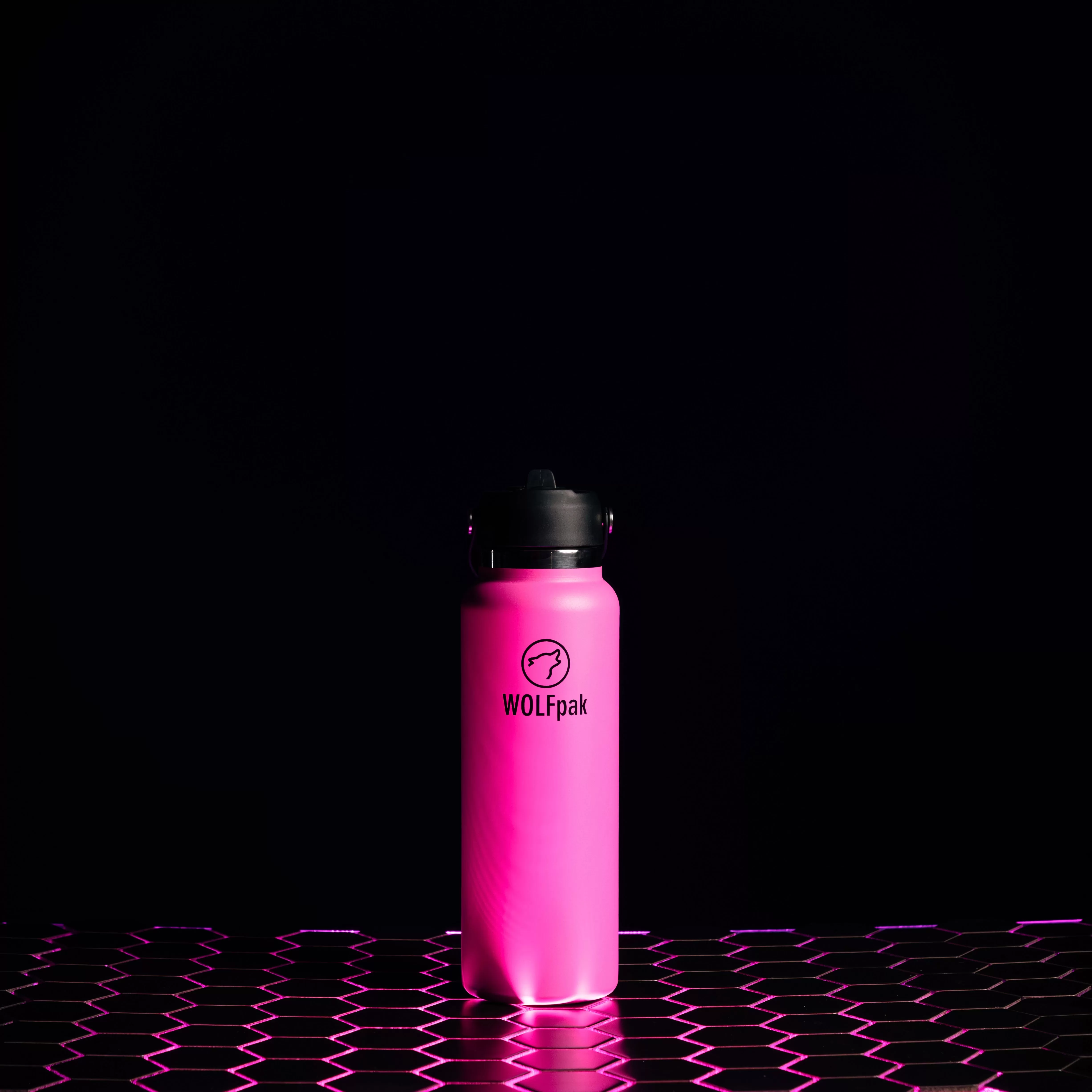 40oz Pink Venom Flask