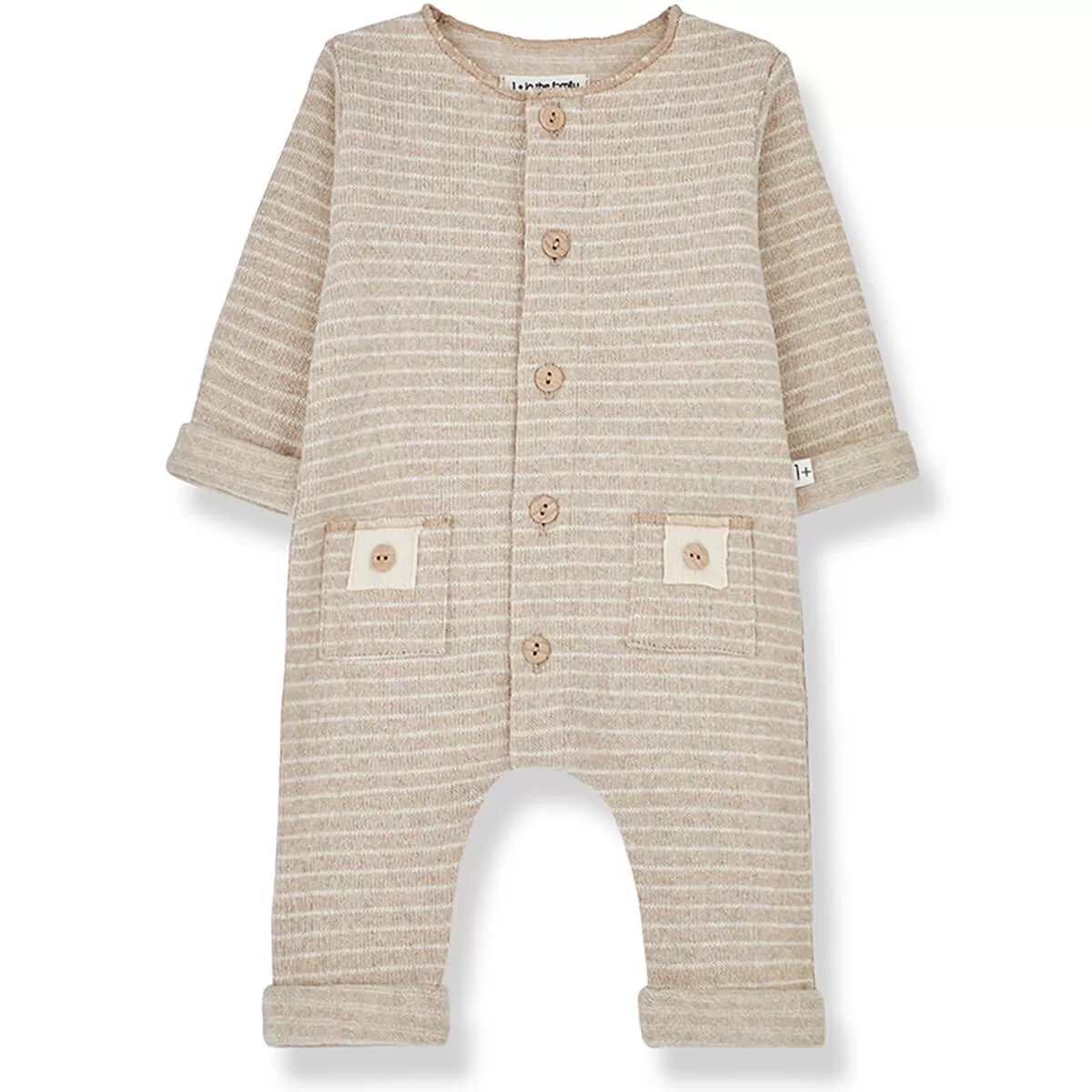 Achille Jumpsuit in Beige by 1  in the Family