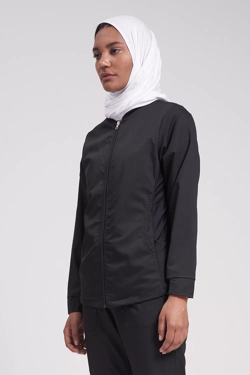 Active Sporty Mesh Panel Jacket 8708