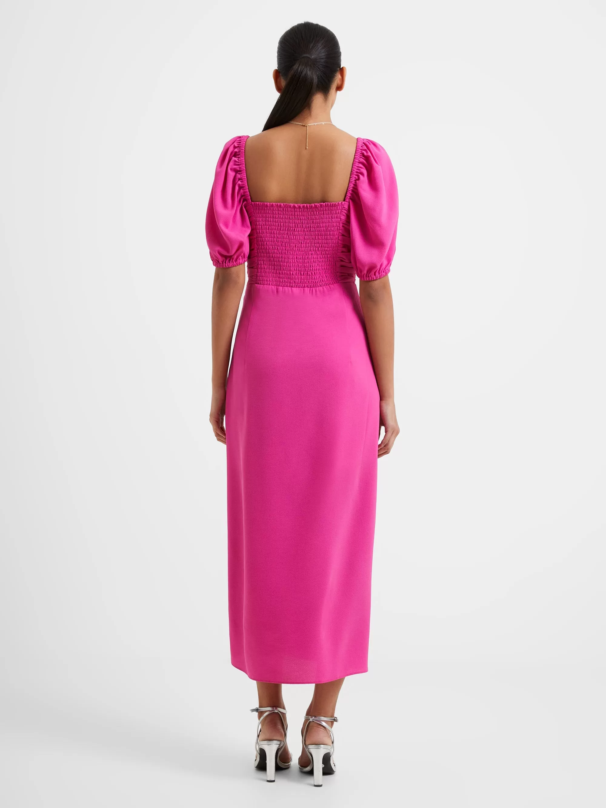 Afina Verona Ruched Midi Dress