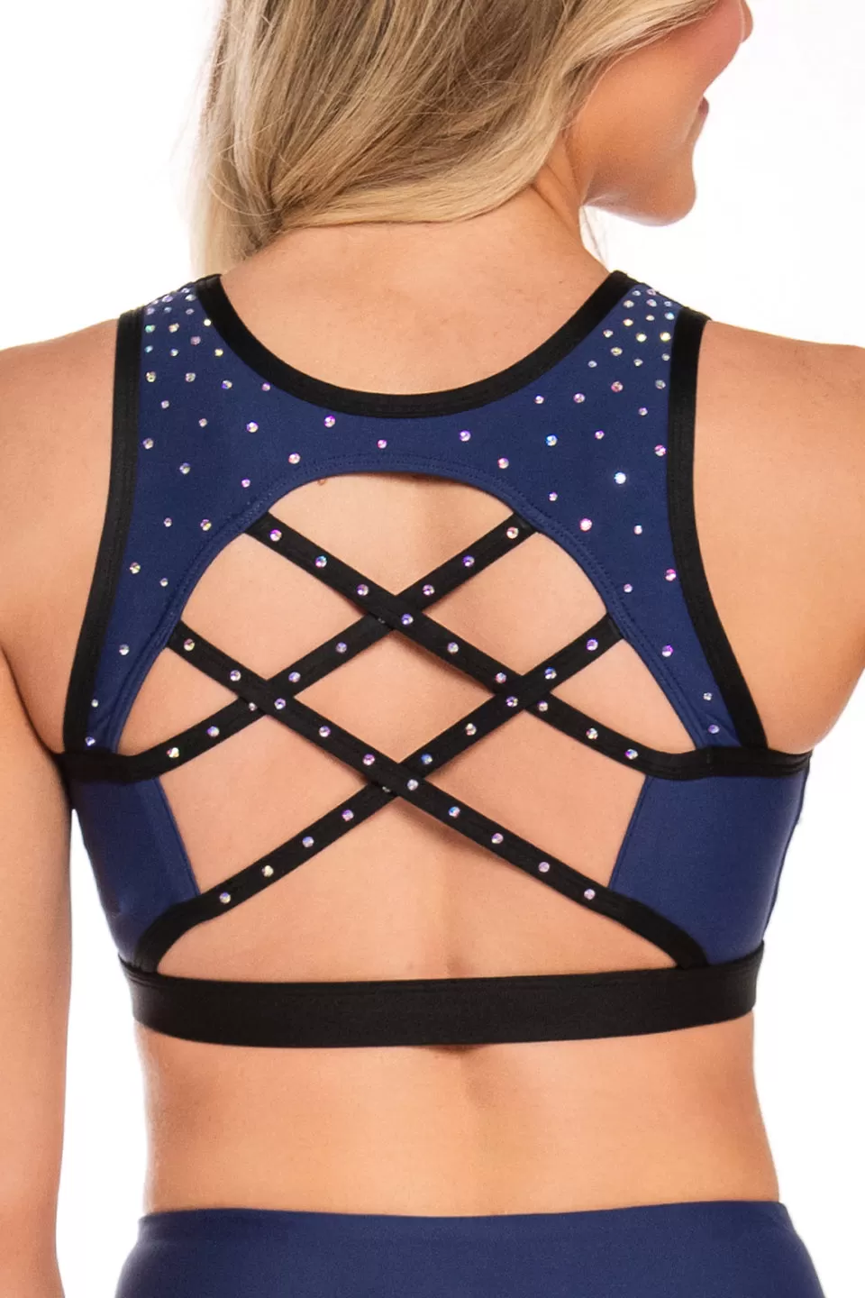 Alyssa Sports Bra in Navy