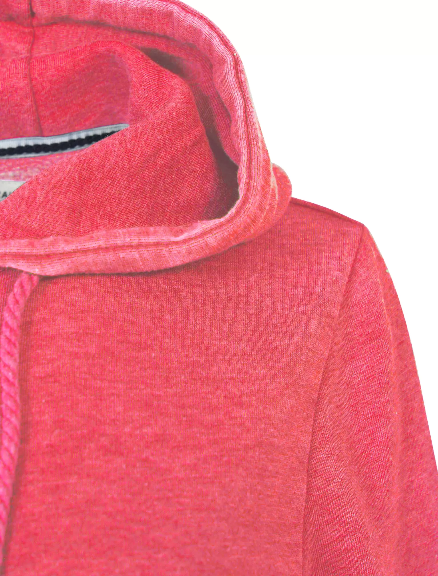 Aoife Pullover Hoodie in Coral Burnout - Tokyo Laundry