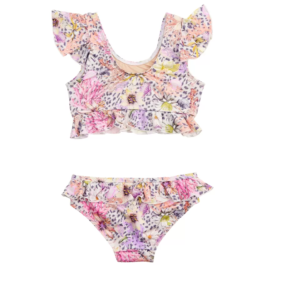 Aqua Blu Jr Frill Bikini Set AG2233DY - Daisy