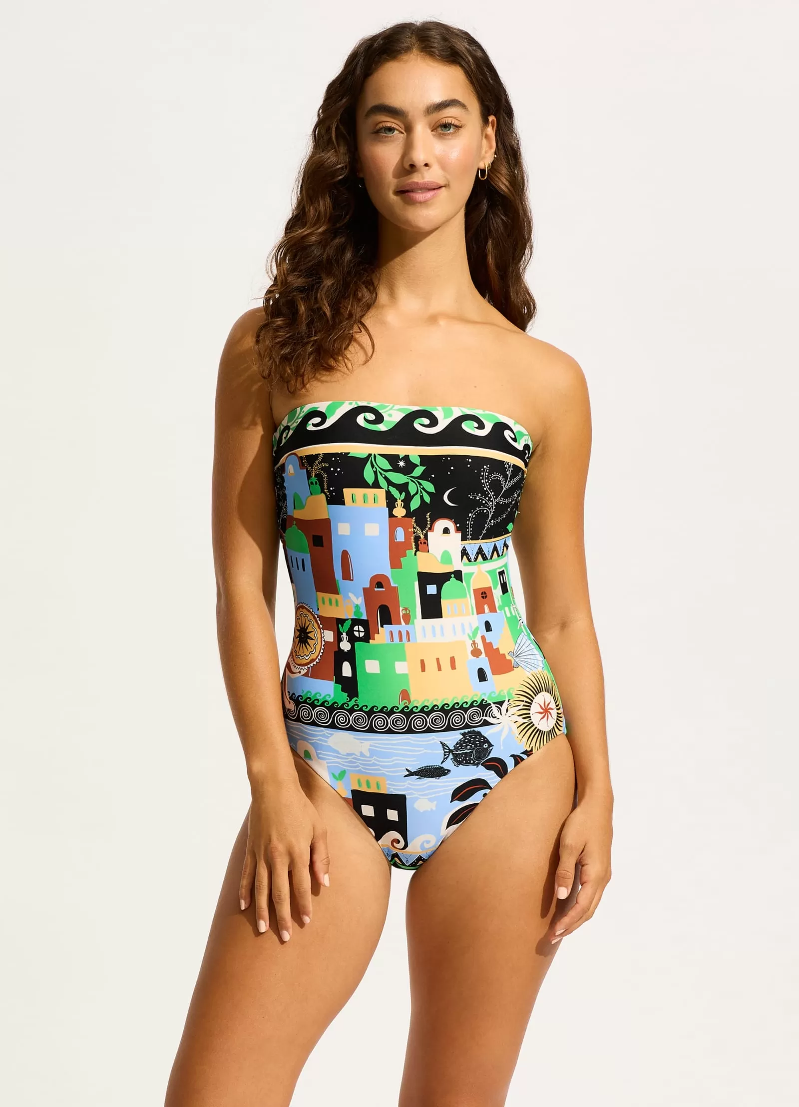 Atlantis Bandeau One Piece - Ecru