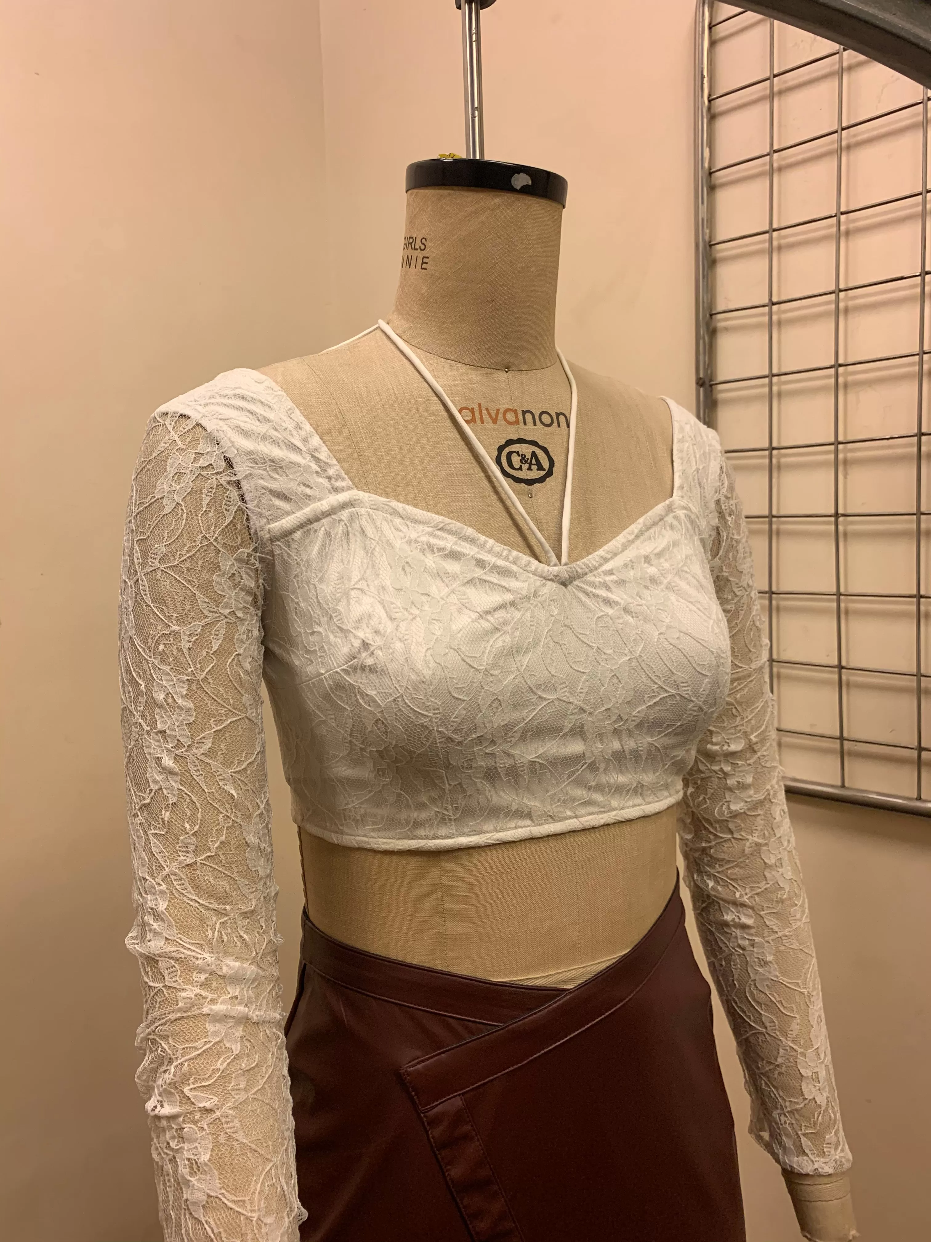 Avie Lace Crop Top