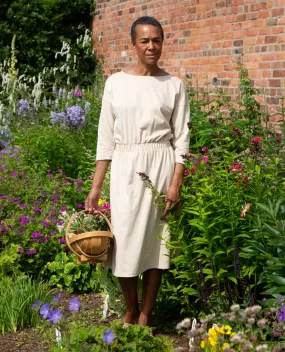 Bellamy Organic Cotton Dress In Sand