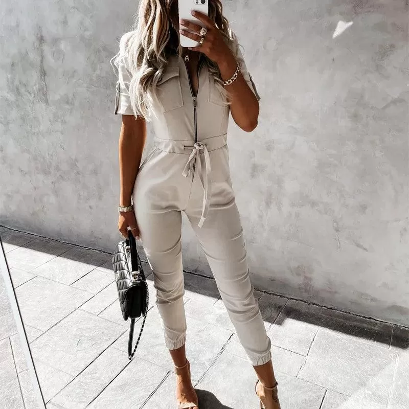 Bodycon Cropped Leg Jumpsuit Romper