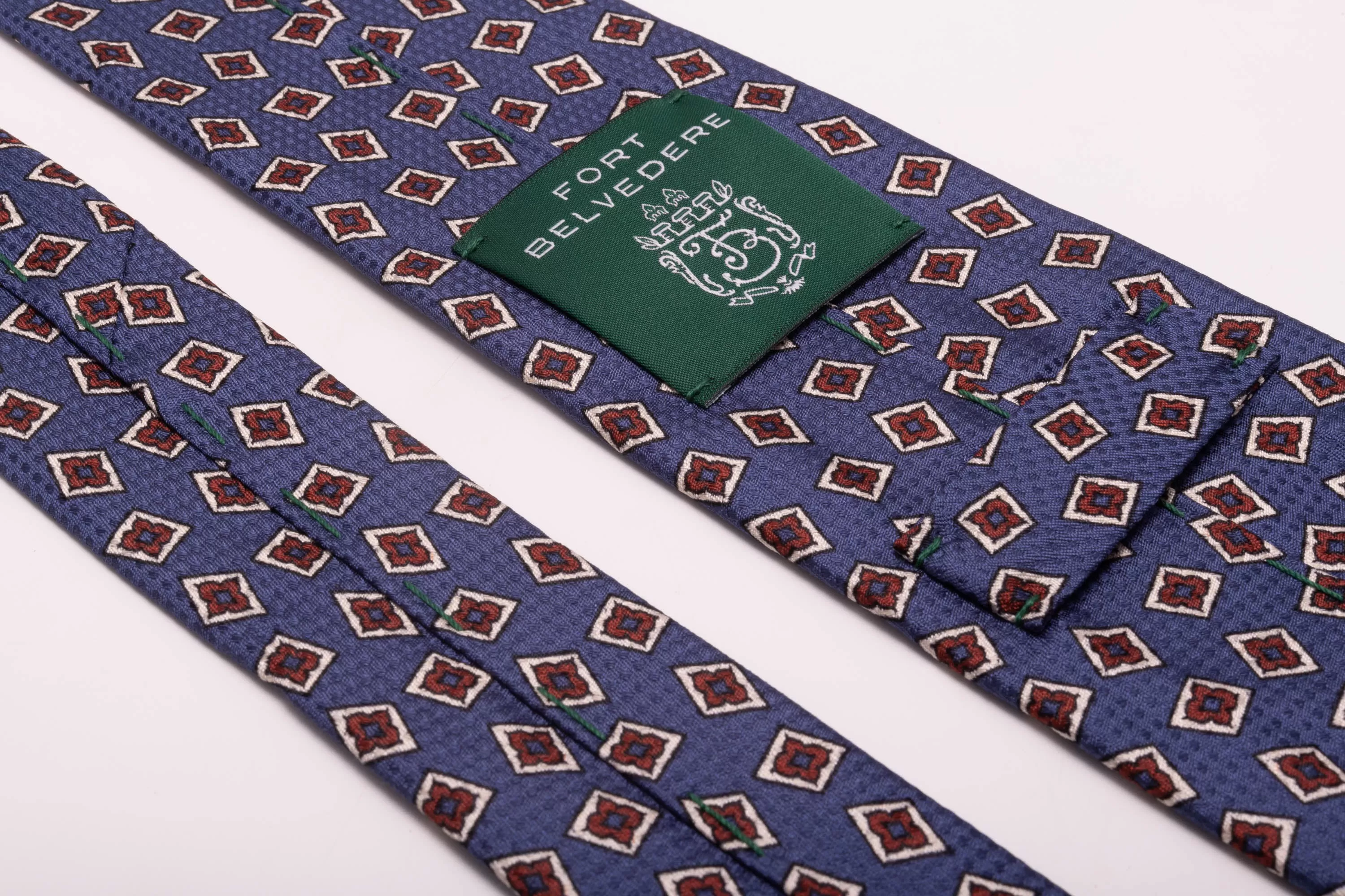 Butcher Blue Jacquard Woven Tie