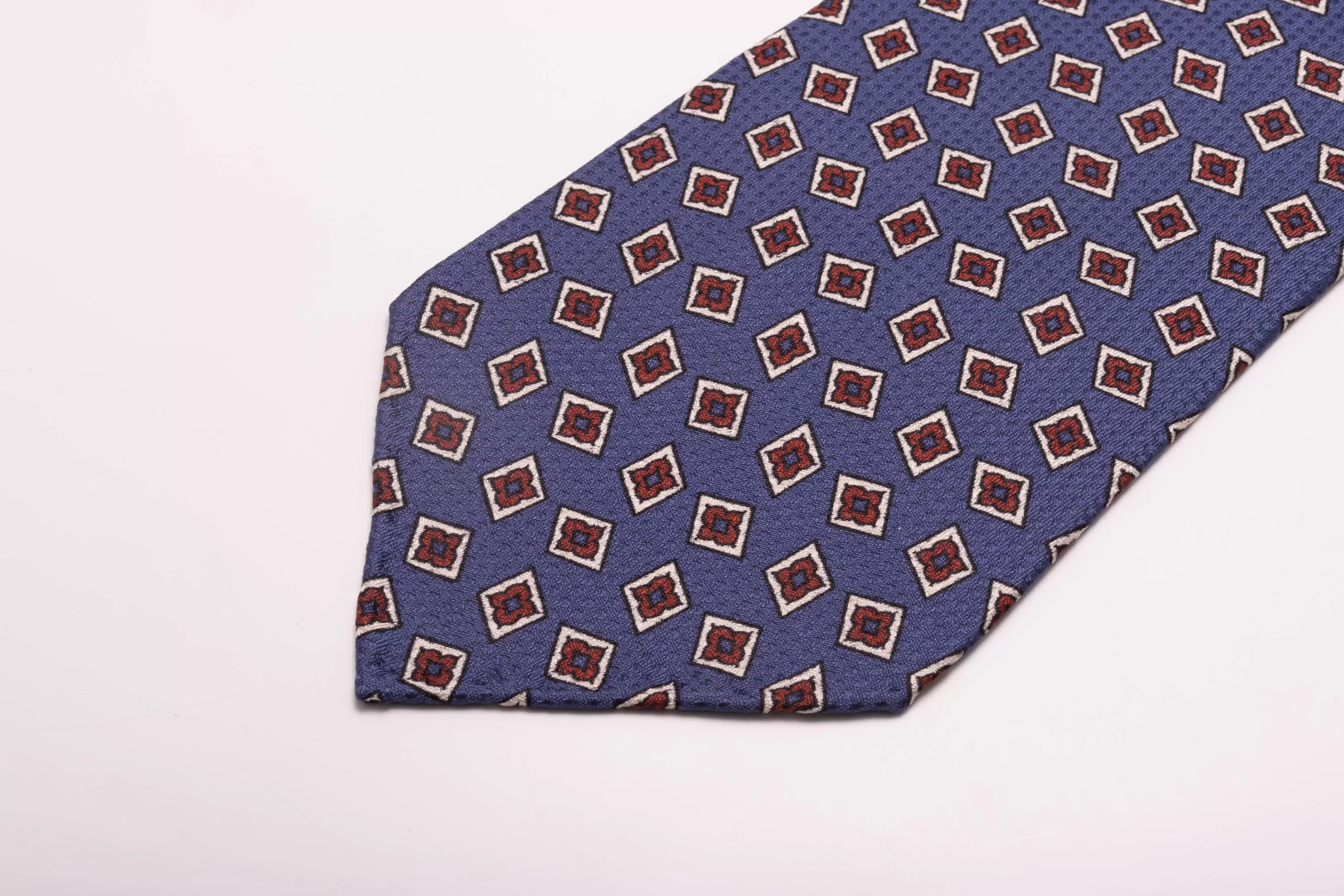 Butcher Blue Jacquard Woven Tie