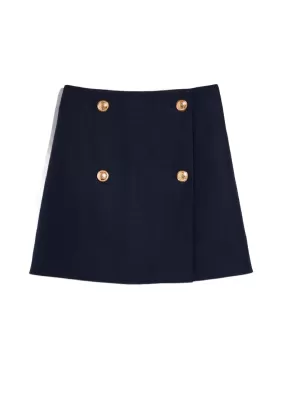 BUTTON FRONT SKIRT