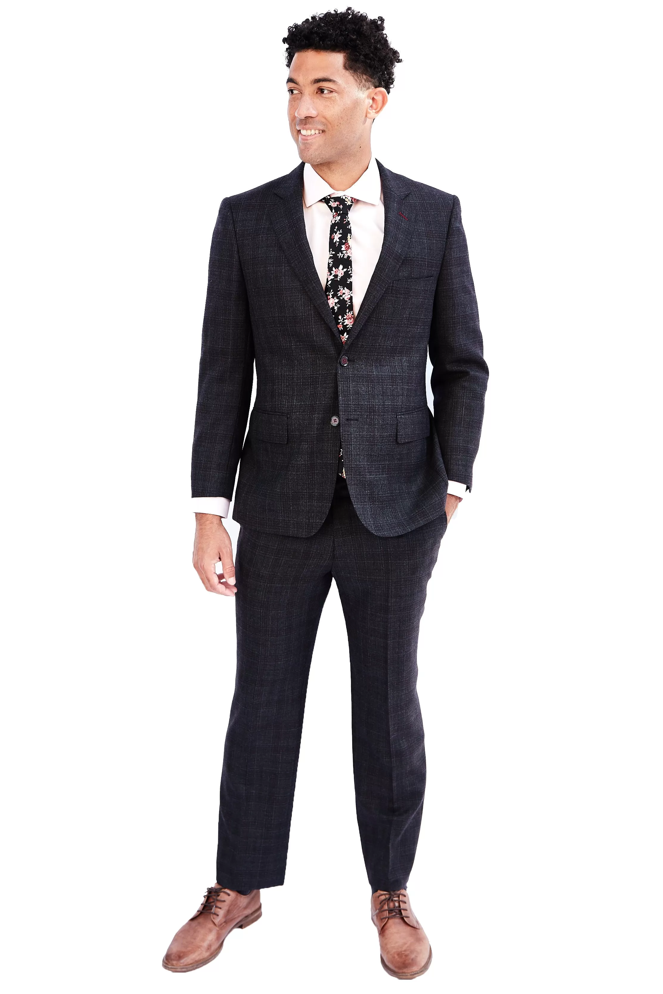 Charcoal Check Suit