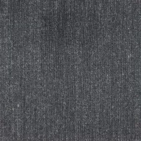 Charcoal Grey Nailhead Flannel With Comfort Stretch