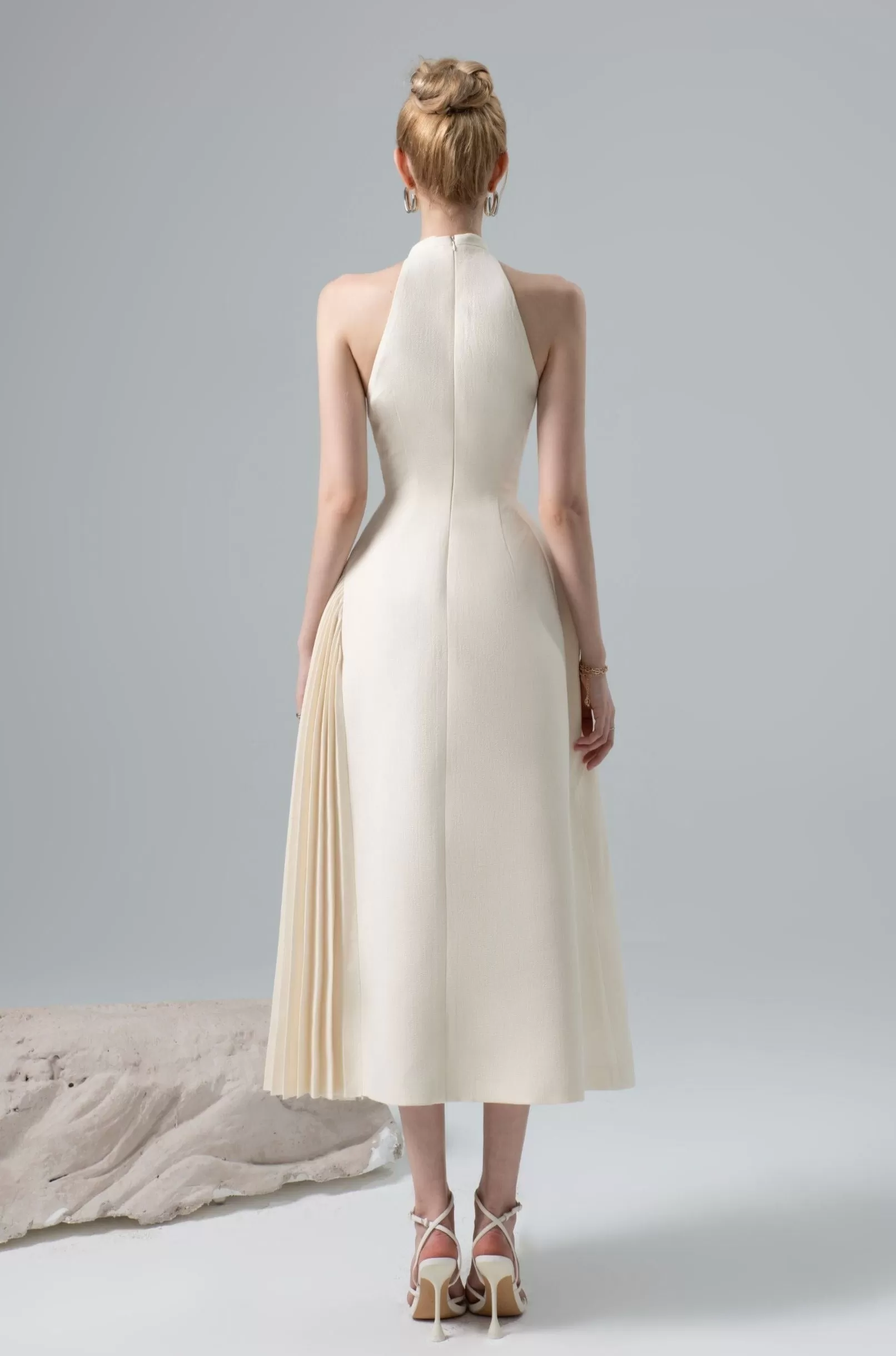 Charlene Halterneck Midi Dress