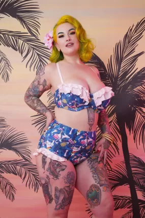 Collectif Toucan Frilled high waist brief