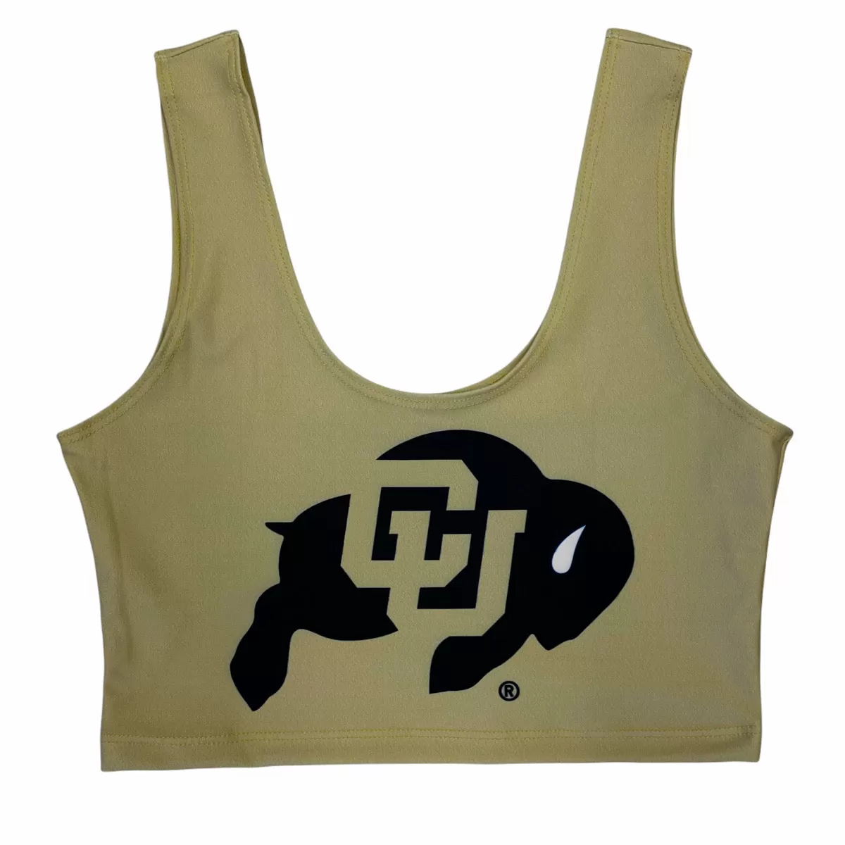 Colorado Boulder Gold Crop Tank Top