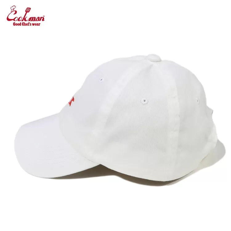 Cookman  Low Cap - Flag : Blanc