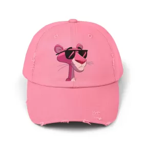 Cool Pink Panther Distressed Cap for Fun Lovers