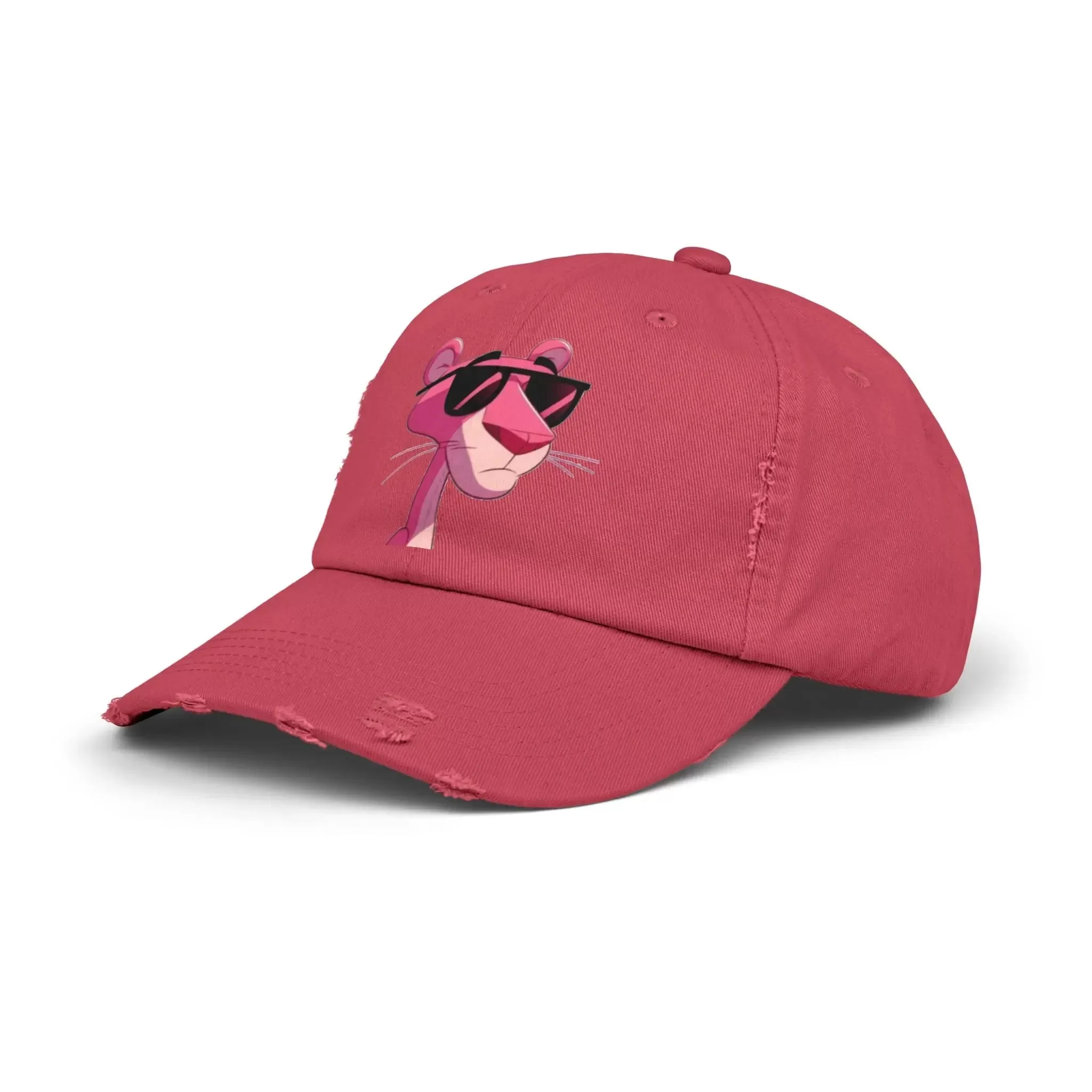 Cool Pink Panther Distressed Cap for Fun Lovers