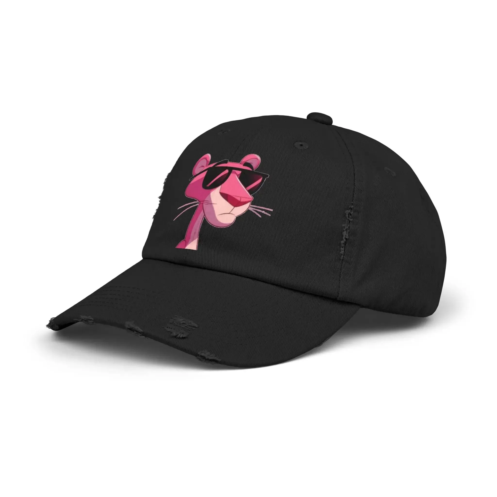 Cool Pink Panther Distressed Cap for Fun Lovers