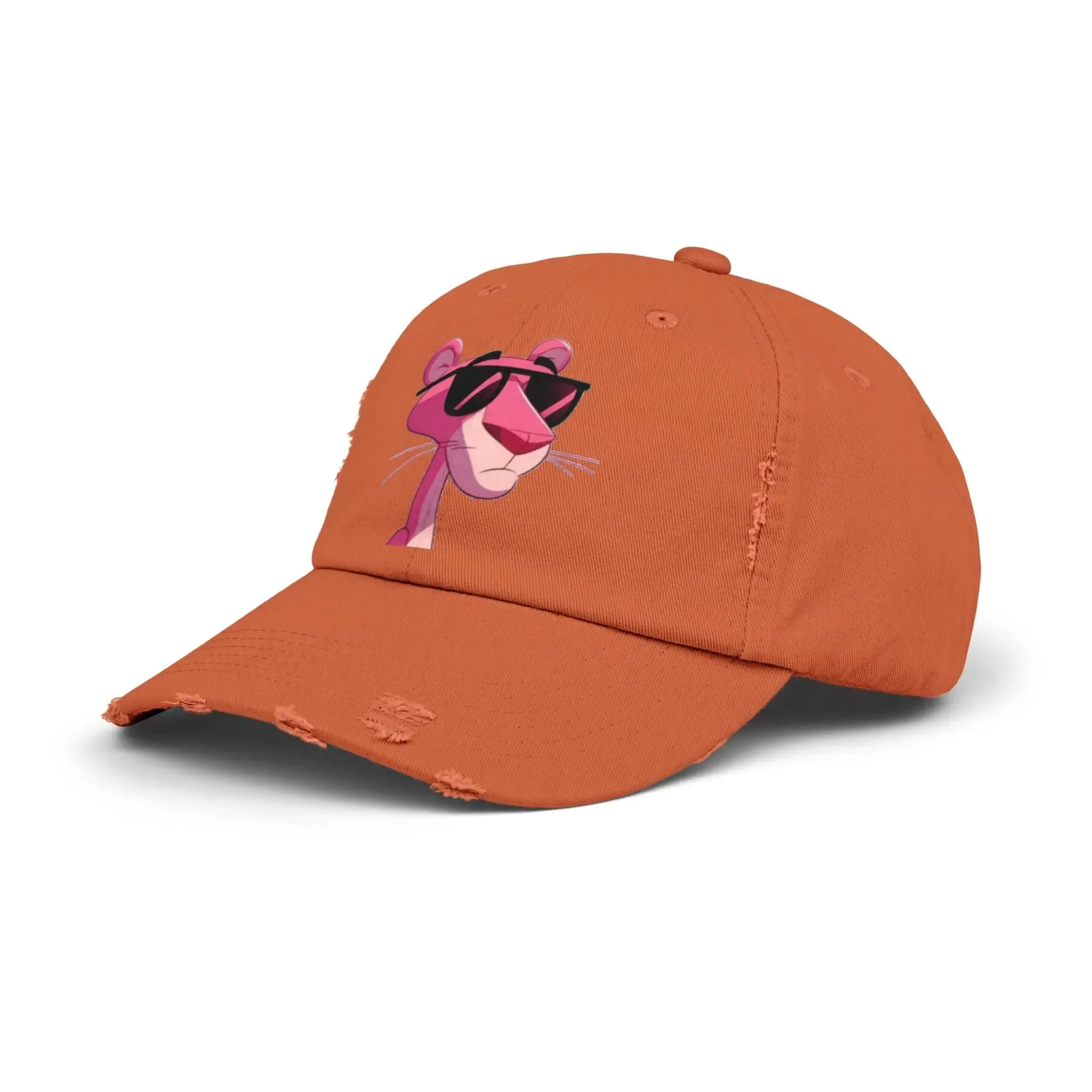 Cool Pink Panther Distressed Cap for Fun Lovers