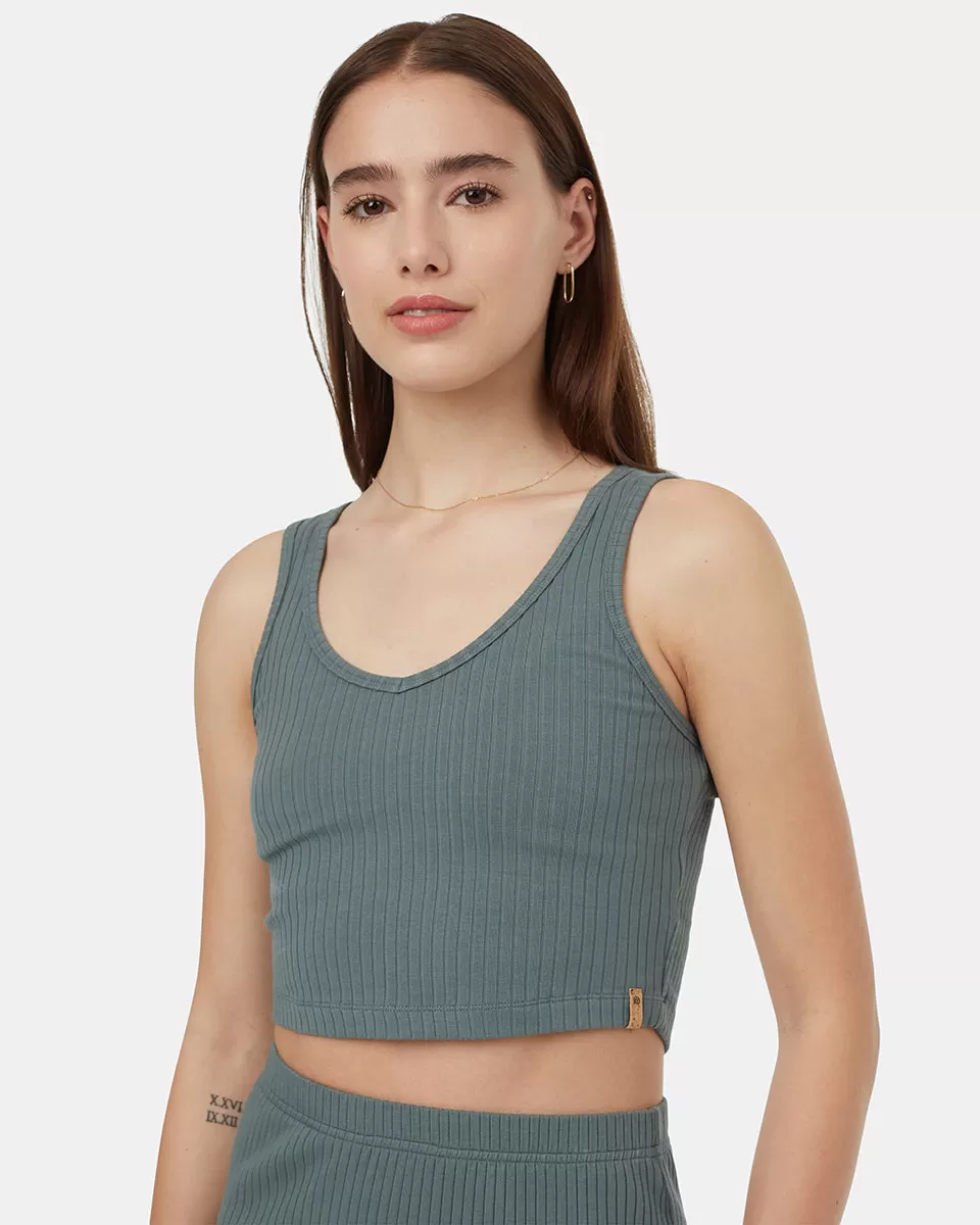 Cropped Fitted Tank