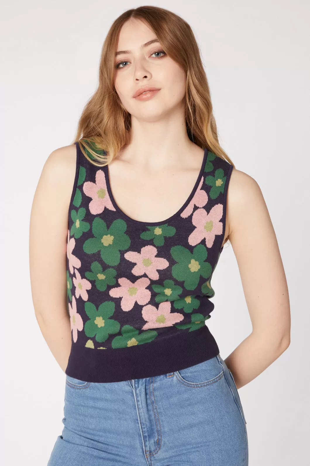 Daisy Floral Vest