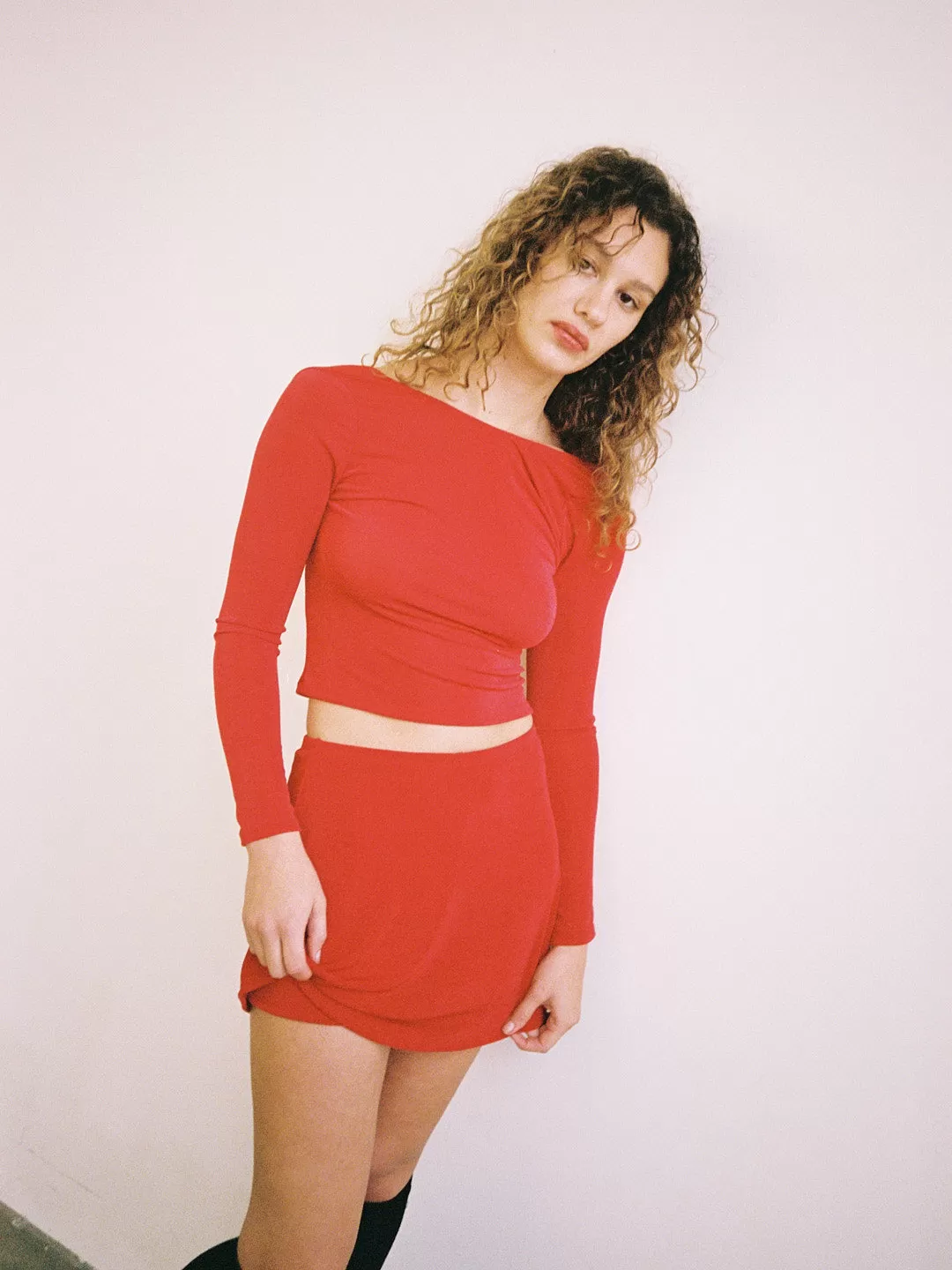 Darcy Skort - Red Slinky