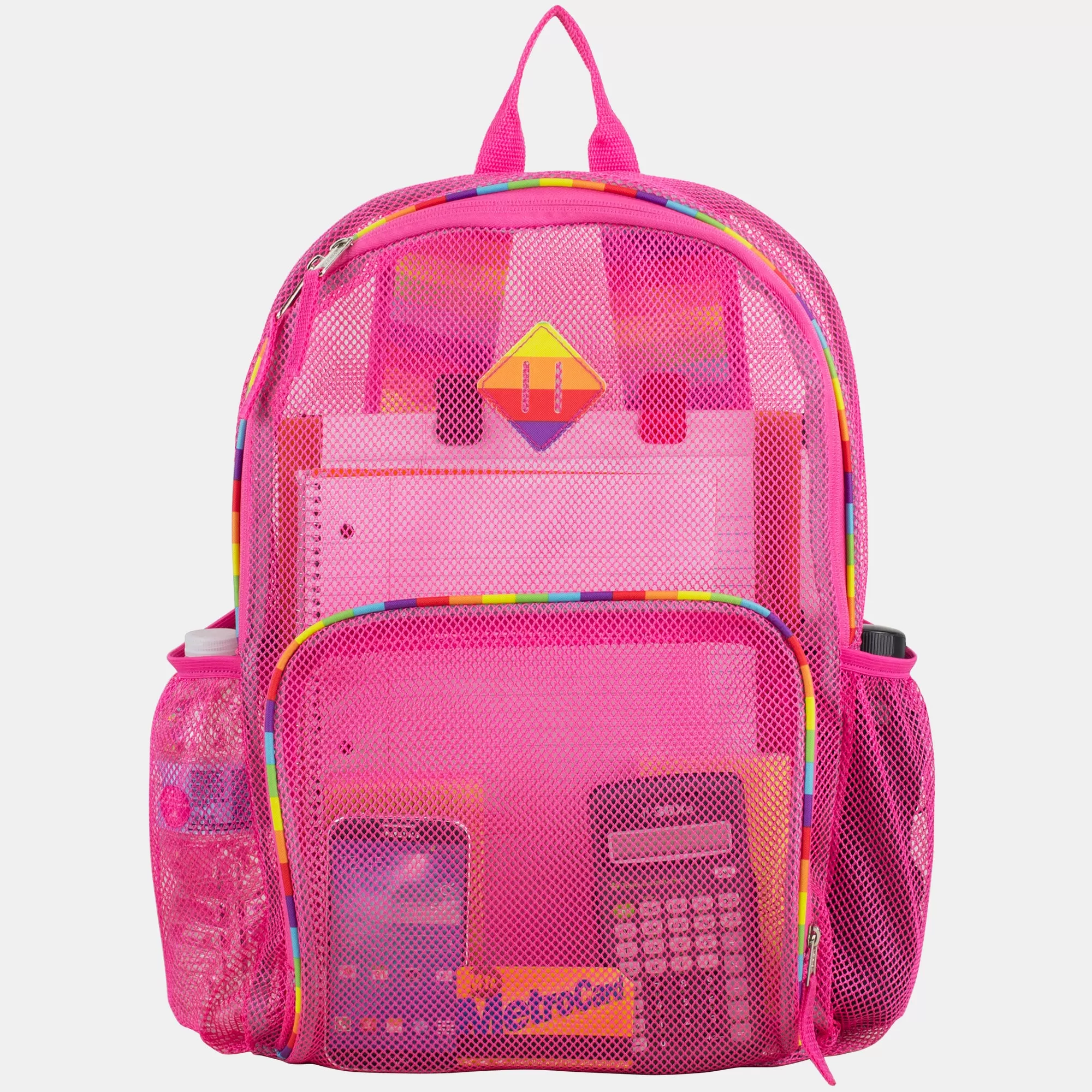 Diamond Mesh Gym Backpack