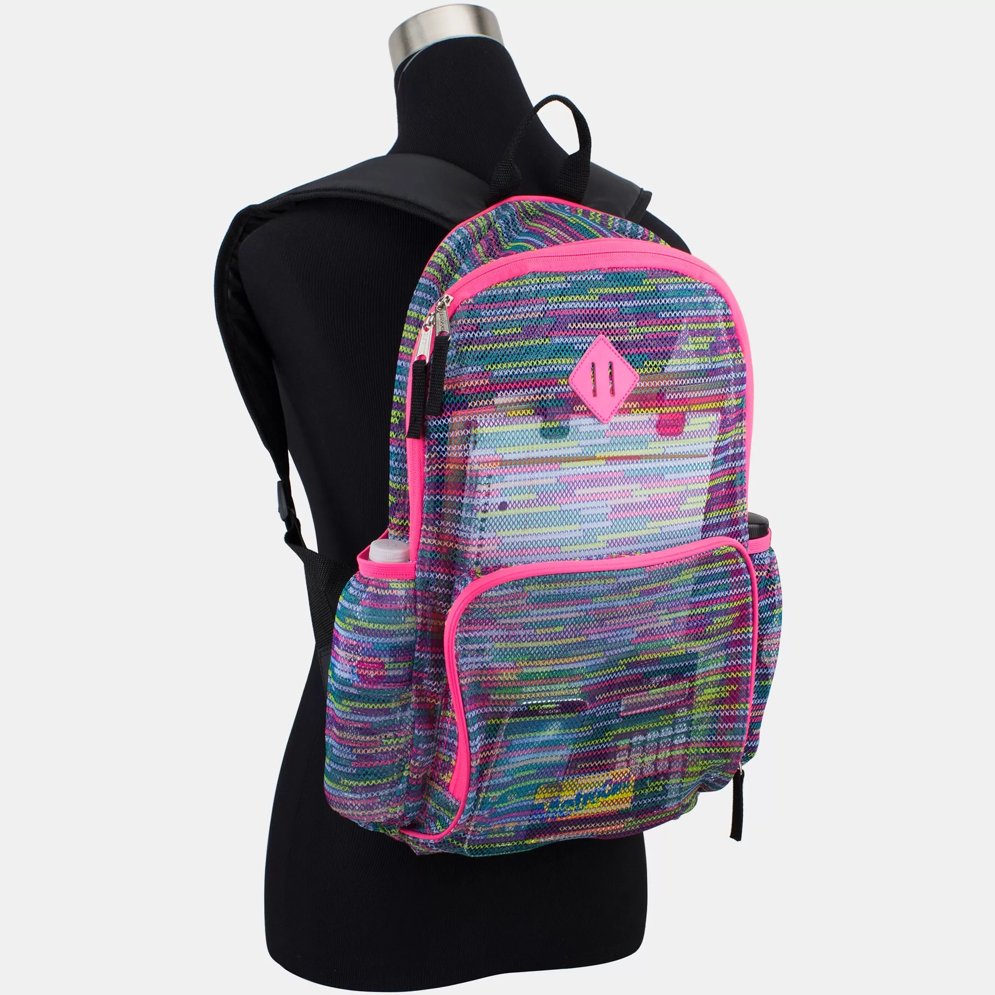 Diamond Mesh Gym Backpack