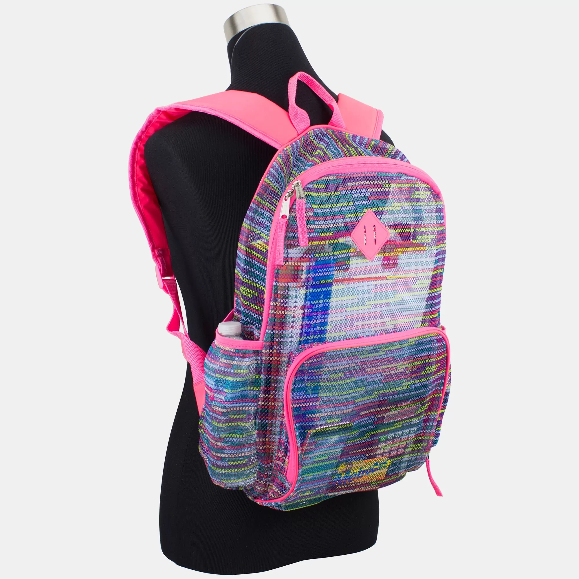 Diamond Mesh Gym Backpack