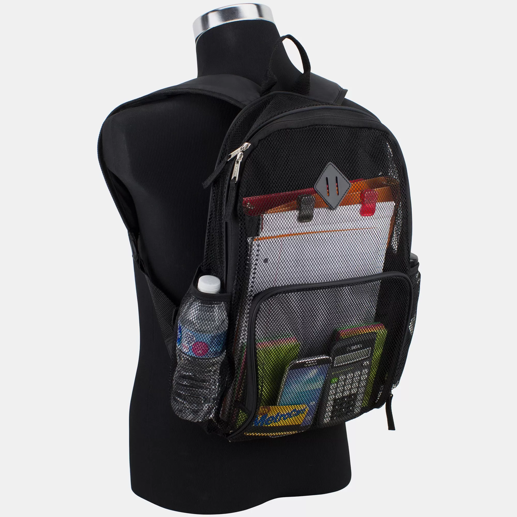 Diamond Mesh Gym Backpack