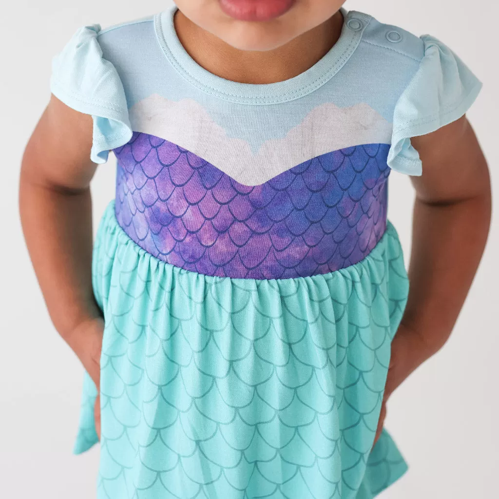 Disney's The Little Mermaid Magical Mermaid Twirl Bodysuit Dress