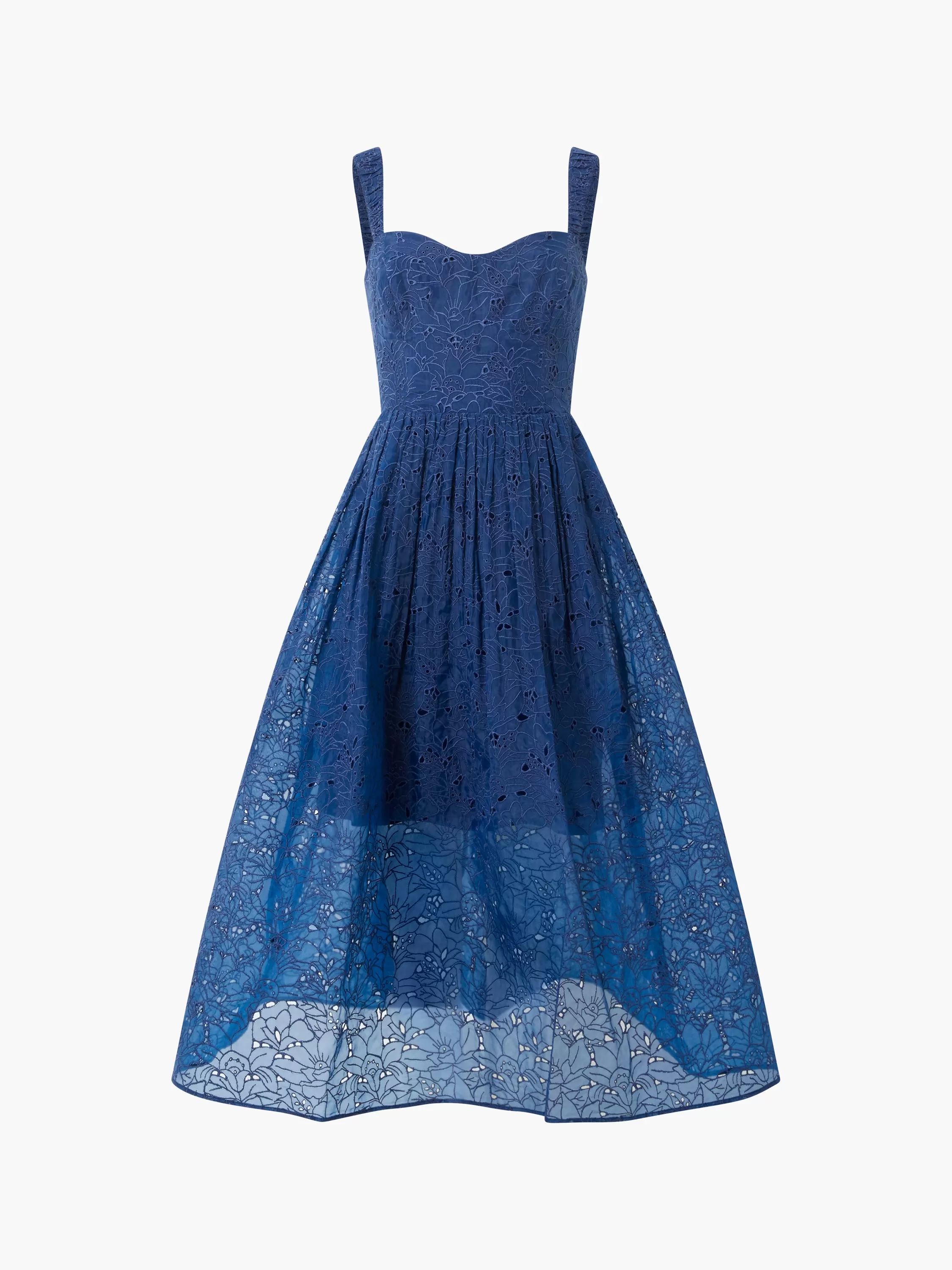 Embroidered Evelyn Lace Strappy Dress