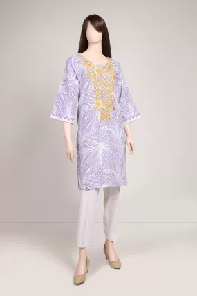 Embroidered Khaddar Stitched Shirt