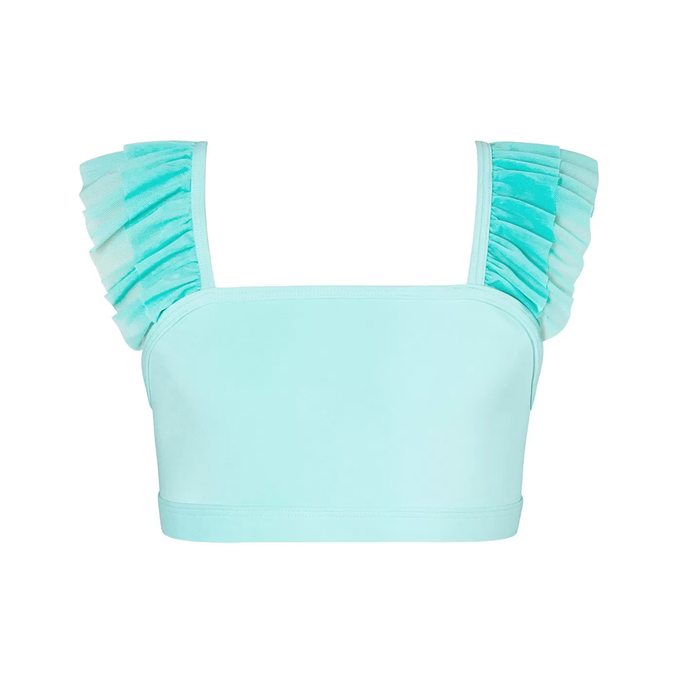 Energetiks Ruby Mesh Crop | Mint (Child)