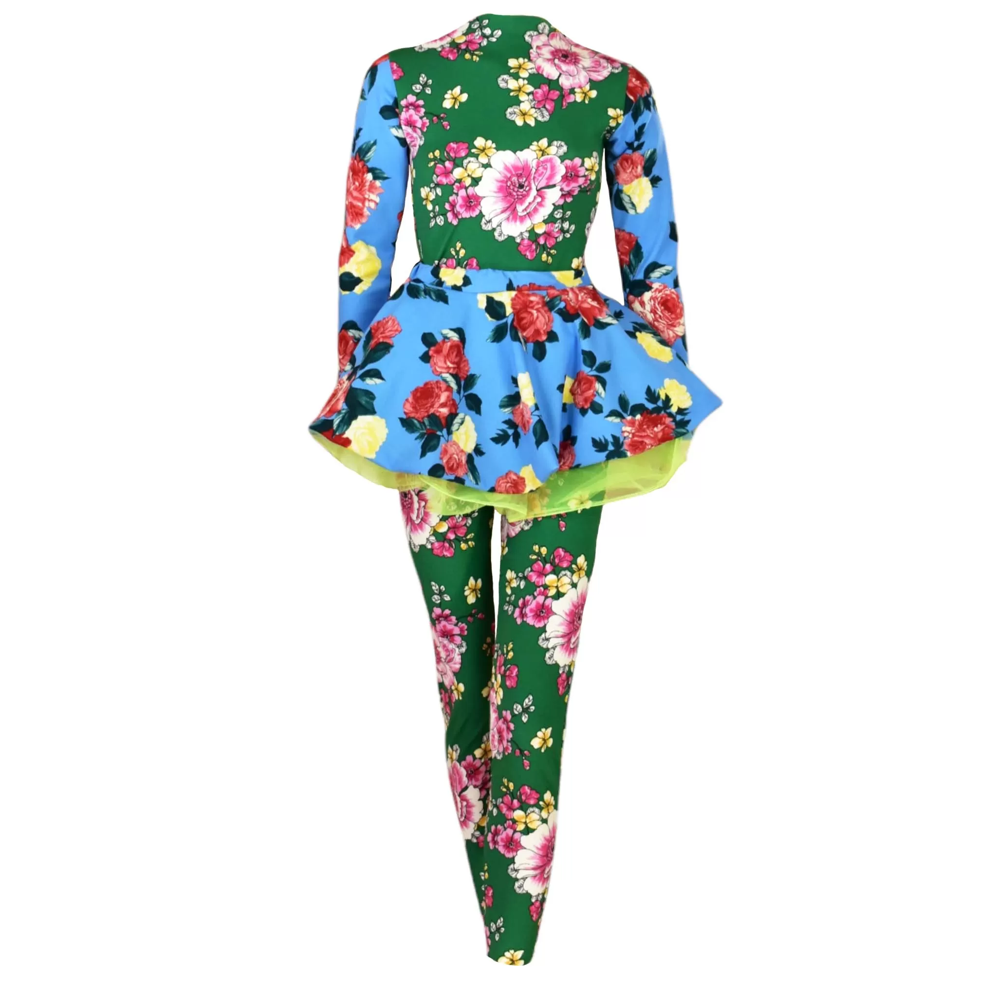 Eyeronic Flirt Flower Bodysuit and Skirt