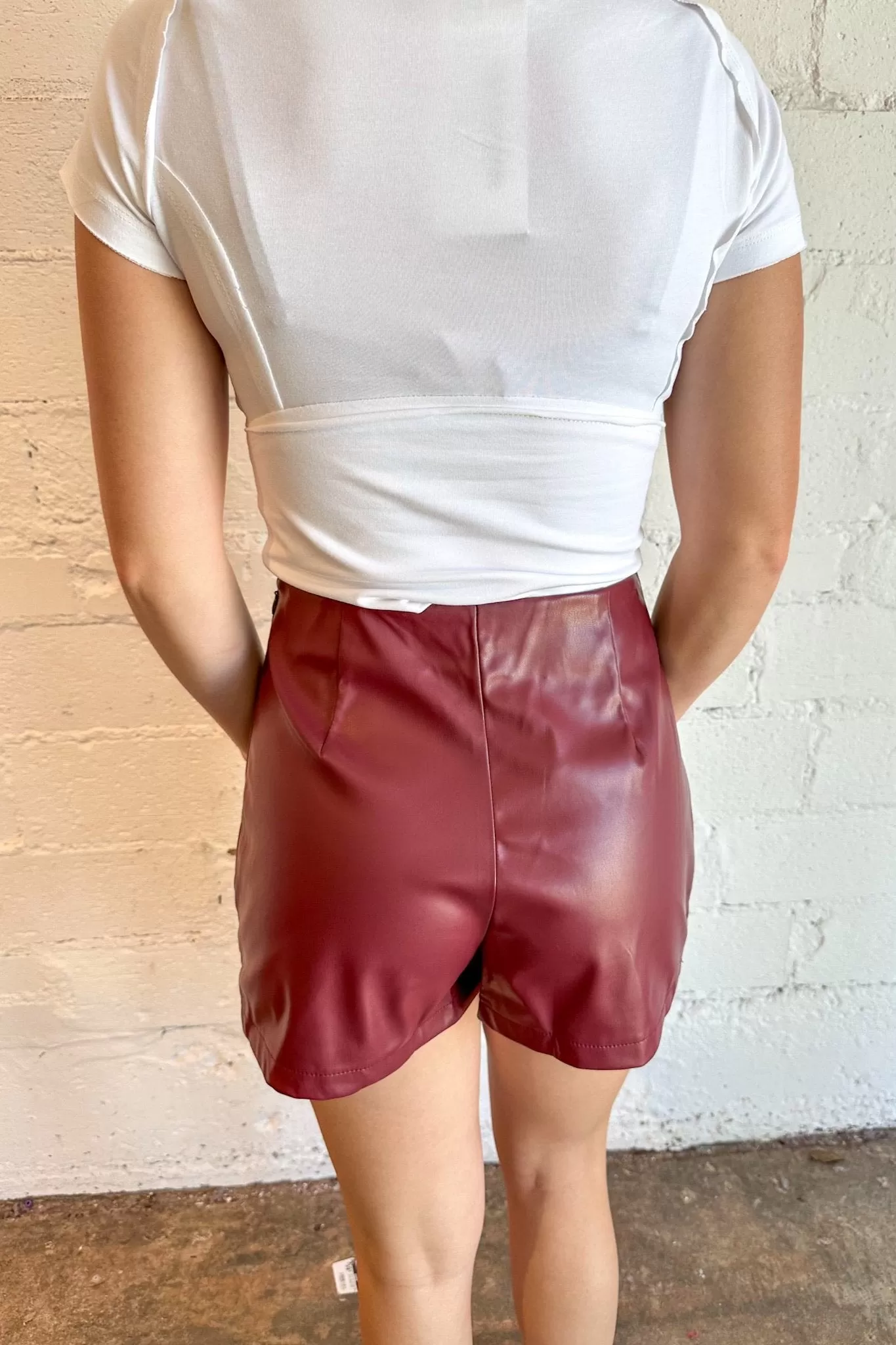 Fall Favorite Faux Leather Skort