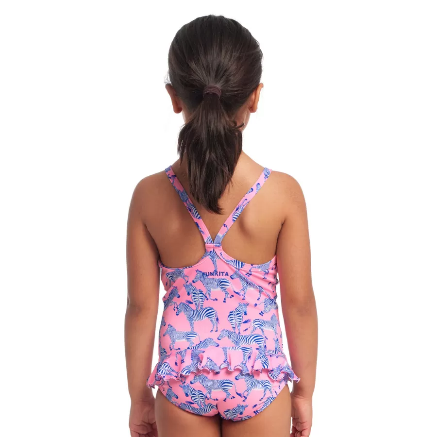 Funkita Toddler Girls Sustainable Belted Frill One Piece FKS040G - Twinkle Toes