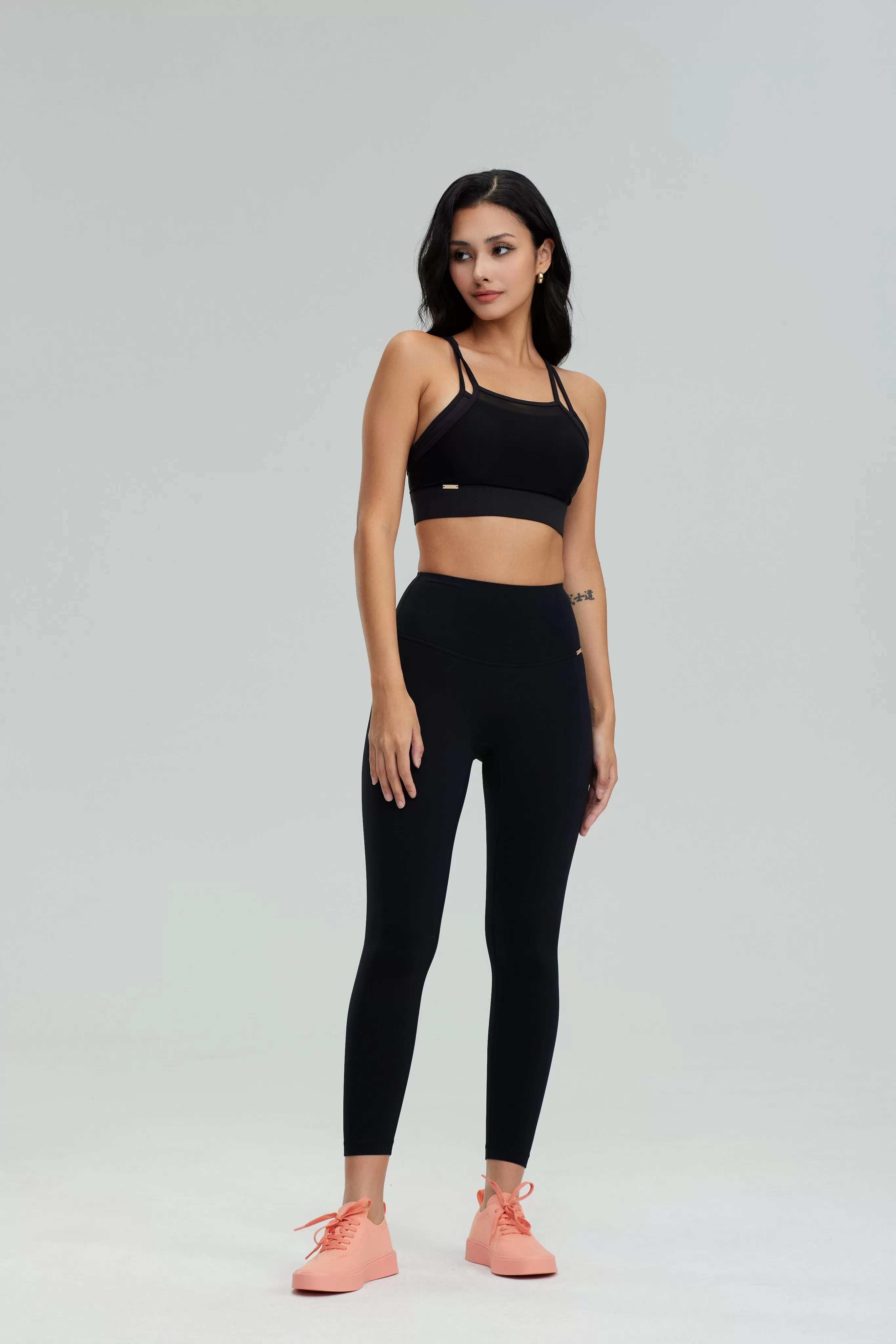 Glam Aura Mesh Top - Black