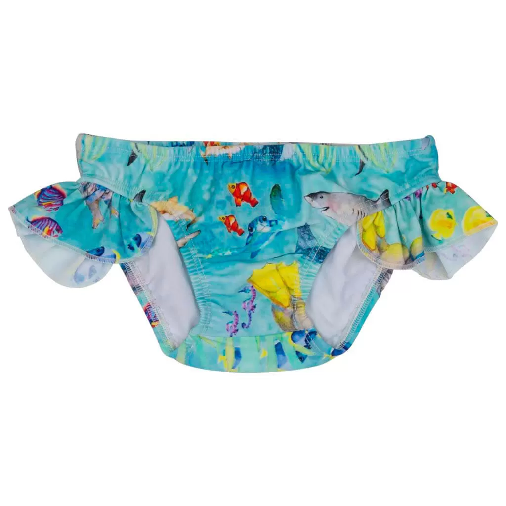 Great Barrier Reef Frill Swim Bottoms