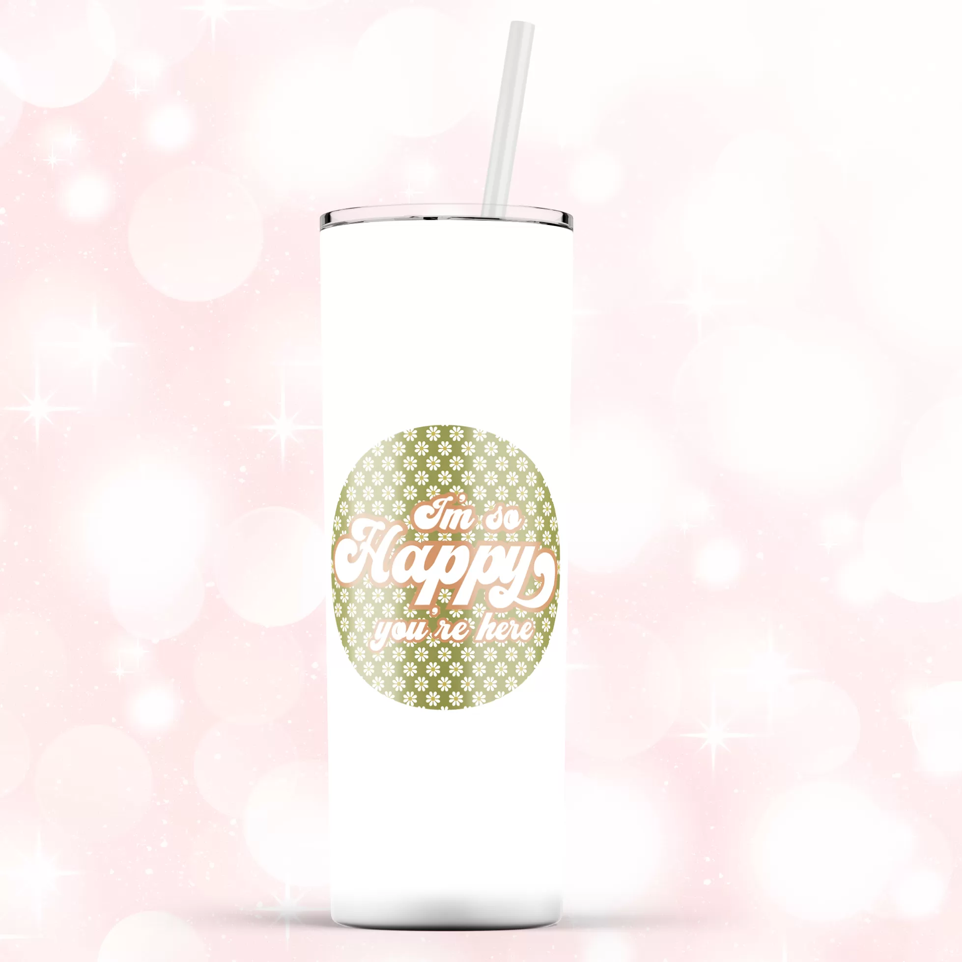 Happy You're Here 15oz Tumbler