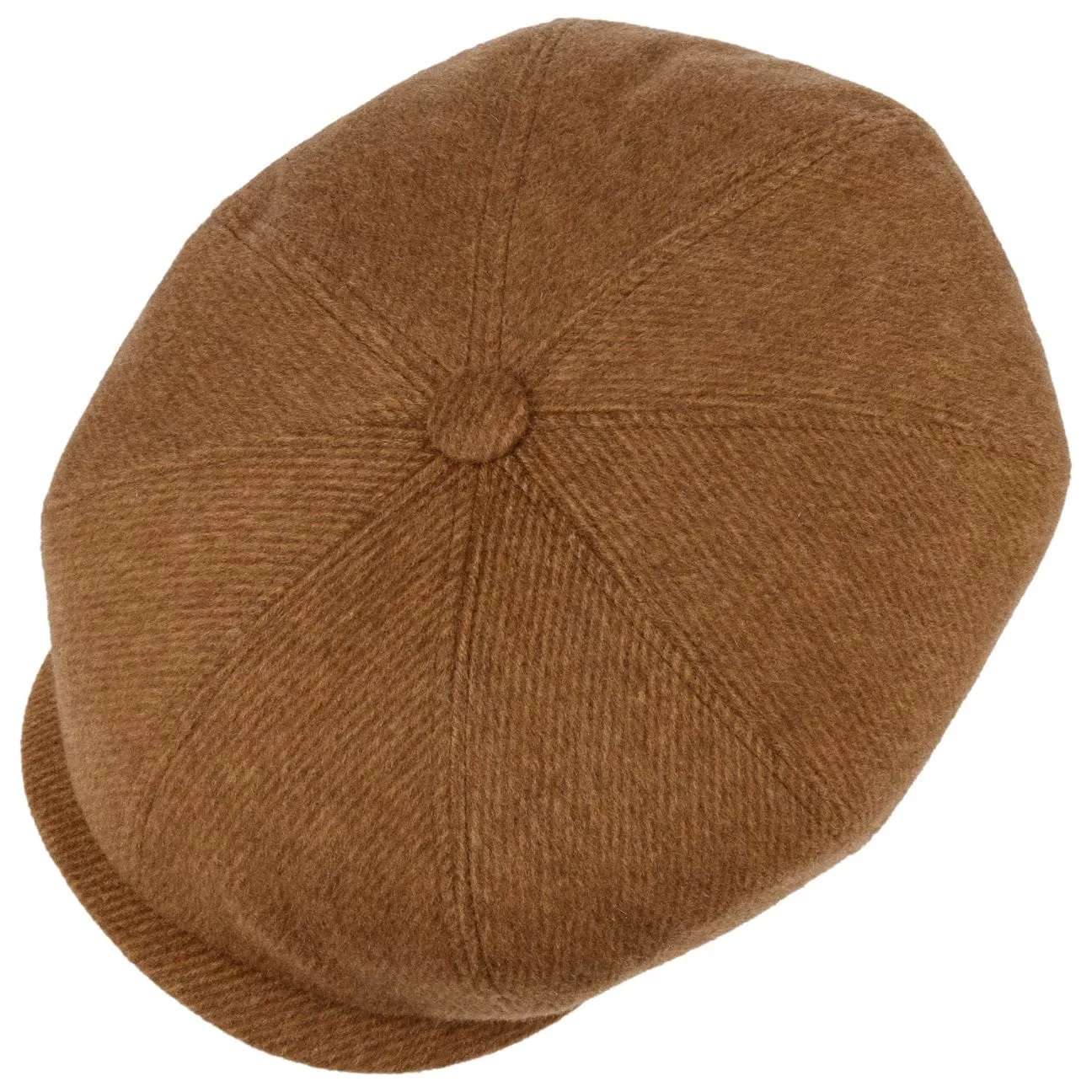 Hatteras Soft Herringbone Flat Cap by Stetson