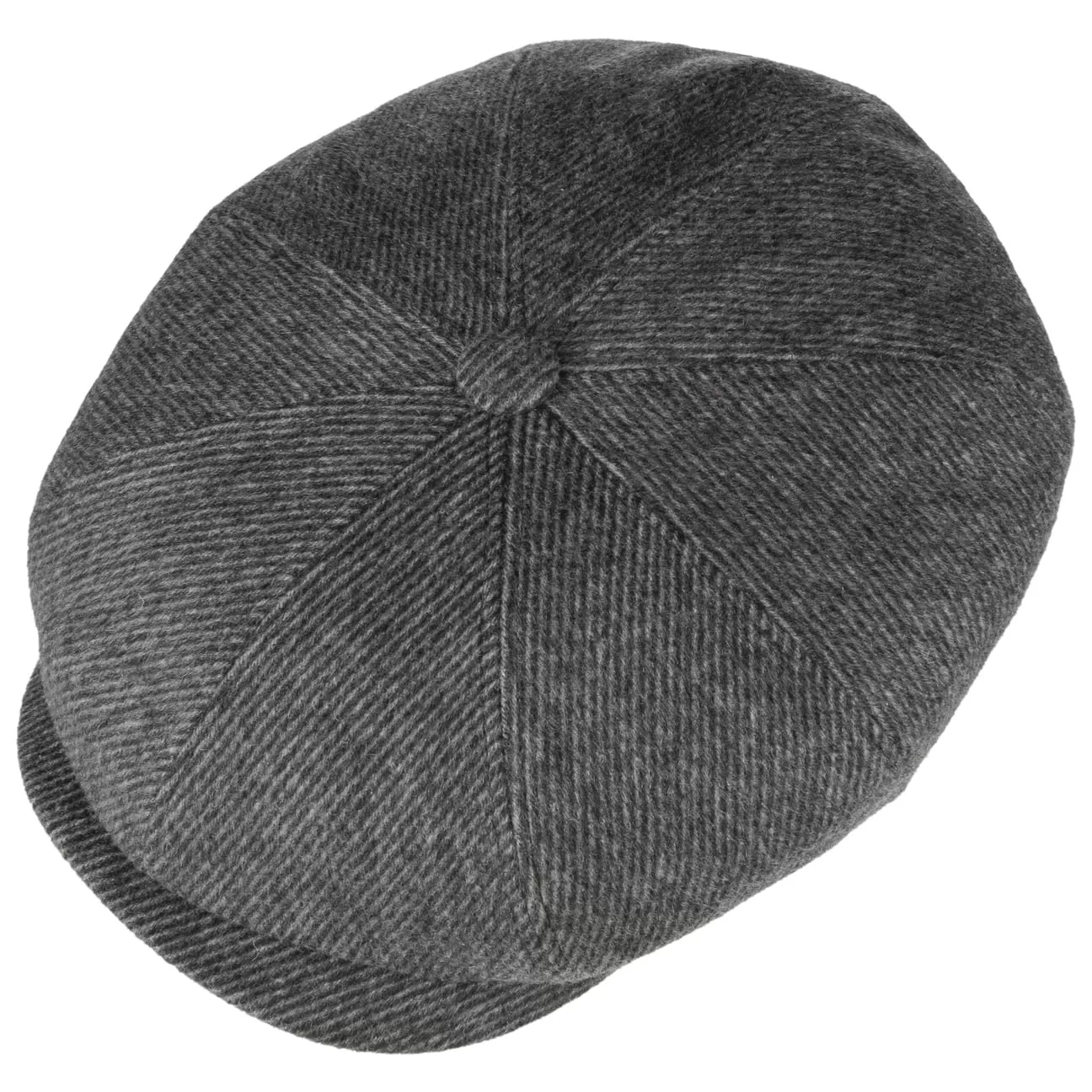 Hatteras Soft Herringbone Flat Cap by Stetson