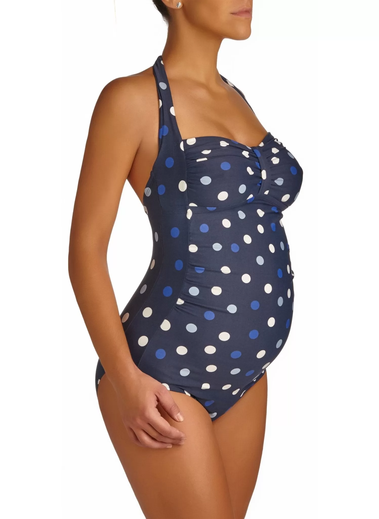 Ibiza Polka Dot  One Piece Maternity Swimsuit