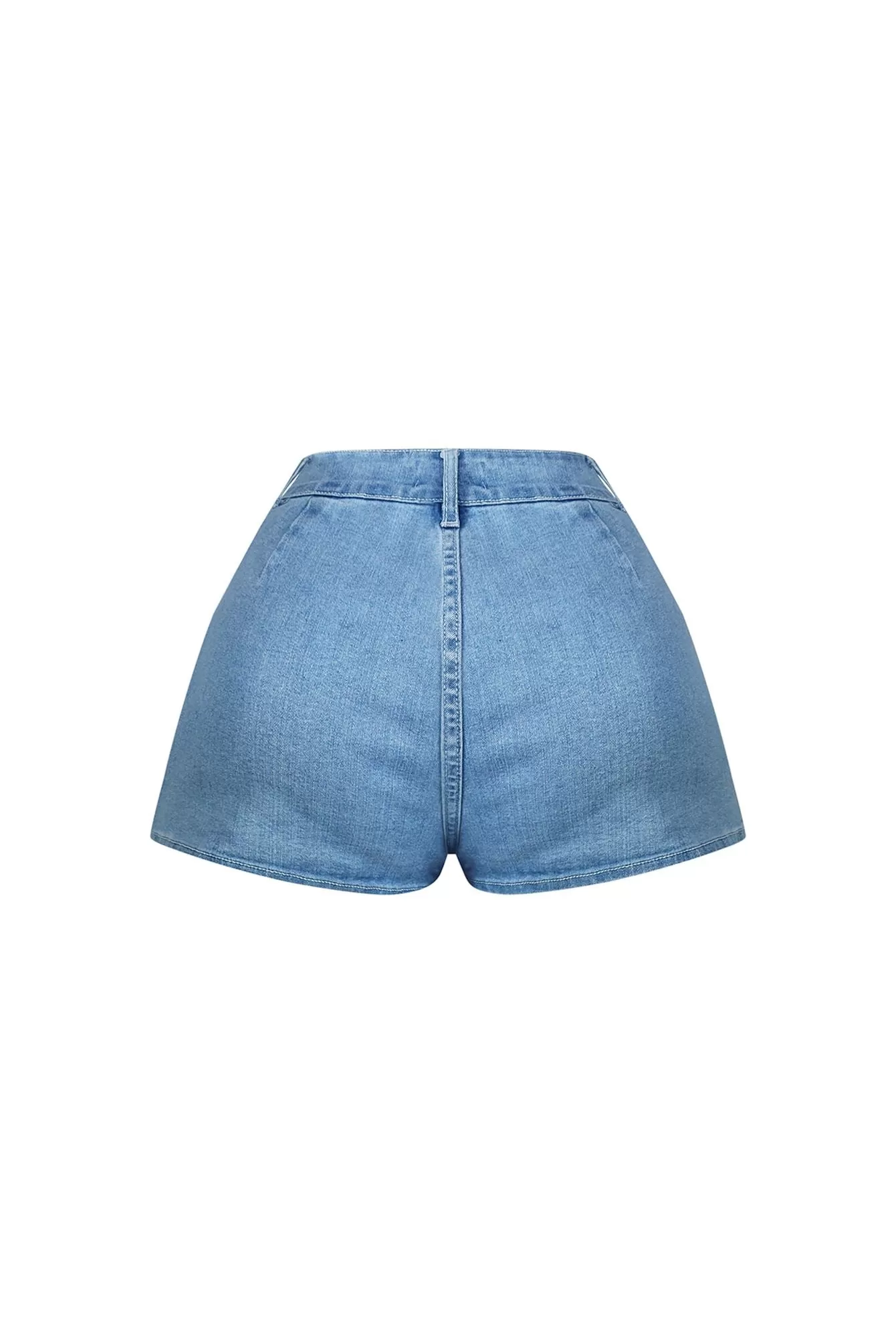 Its Giving Pleated Denim Mini Skort