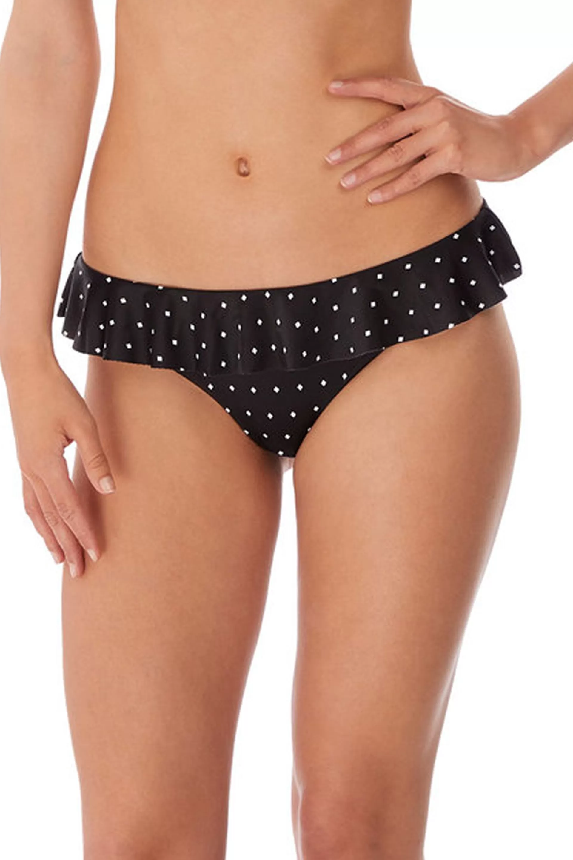 Jewel Cove Italini Bikini Brief Black Dot